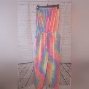 Pre-owned Bibi Tie Dye Jumpsuit Size XL